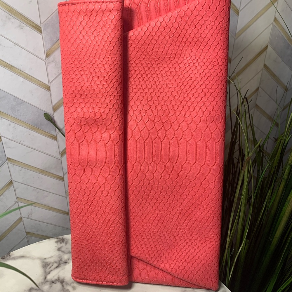 Coral Orange Cluch Crossbody